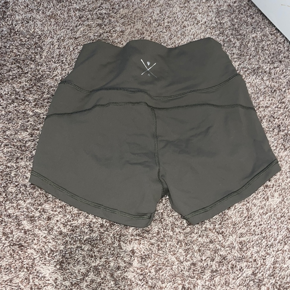 free spirit green shorts
